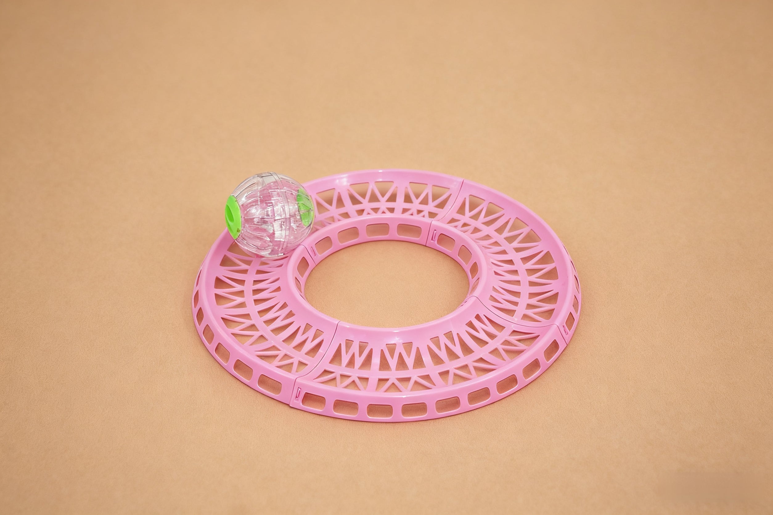 Hamster running ball track set of 4 pieces