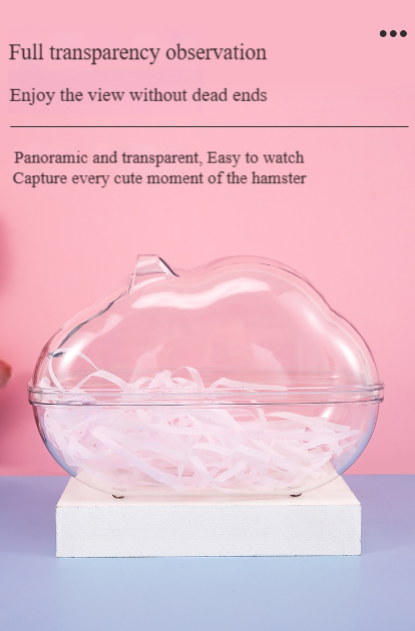 Fluffy Marshmallow Bath Den for Hamsters