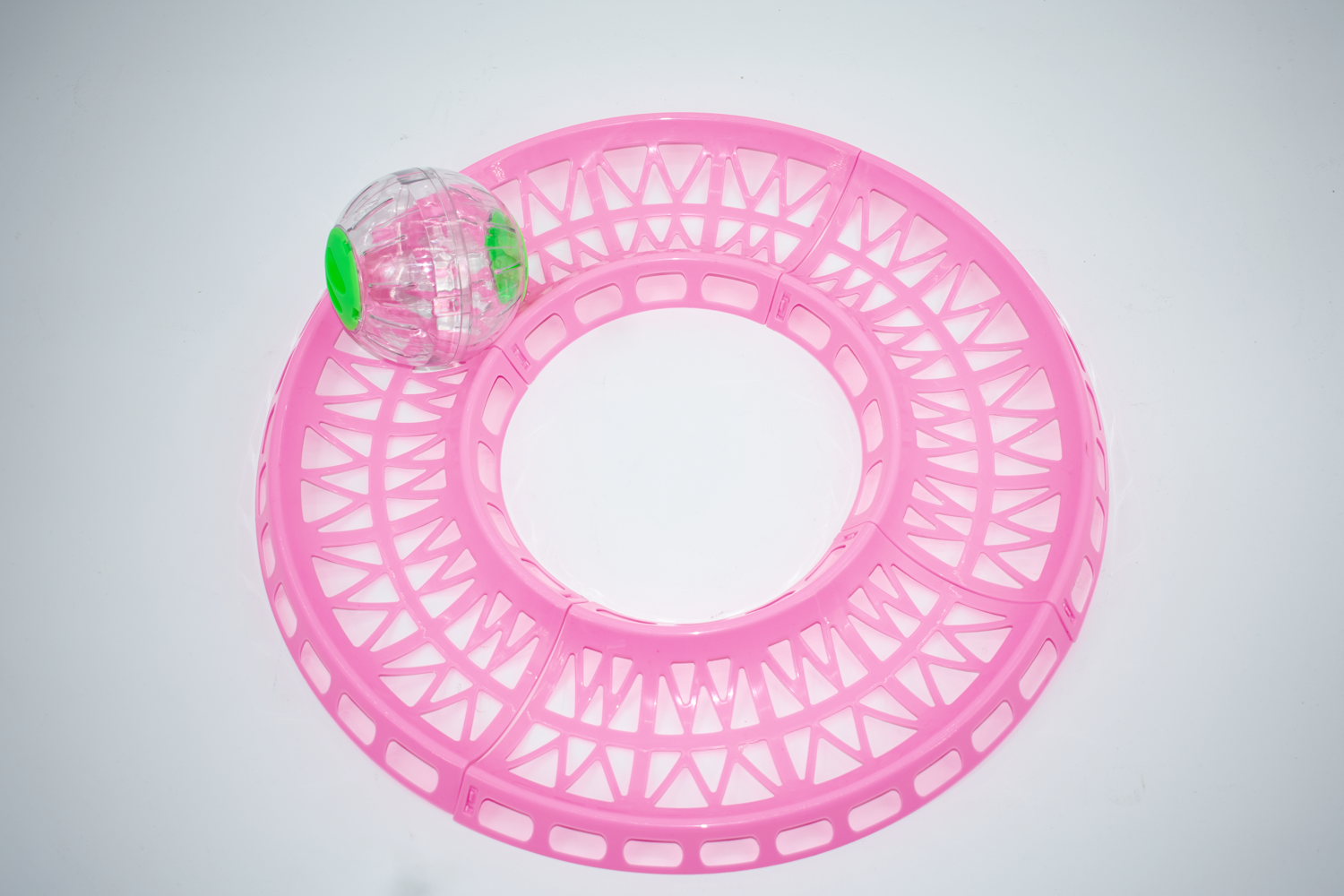 Hamster running ball track set of 4 pieces