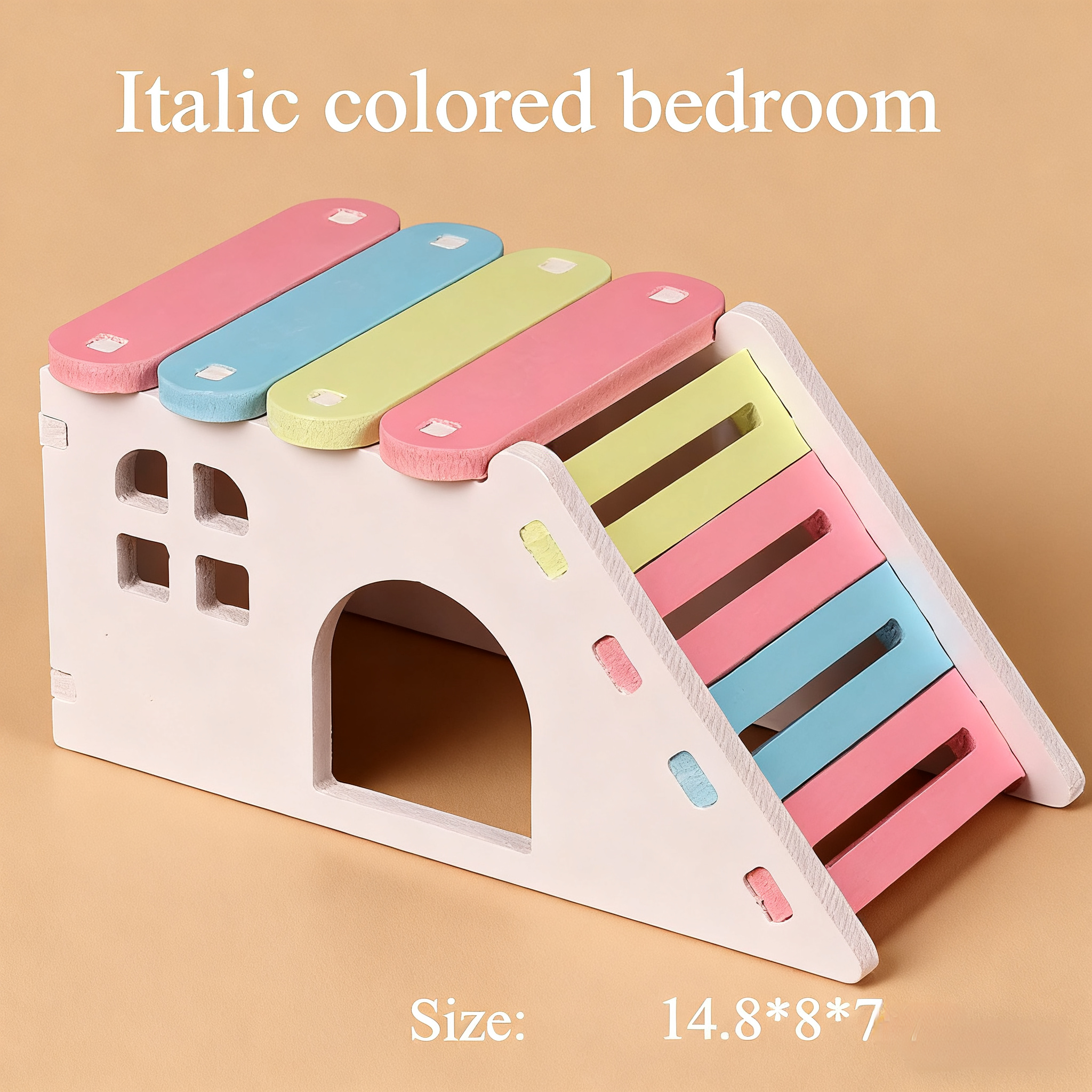 Italic colored bedroom